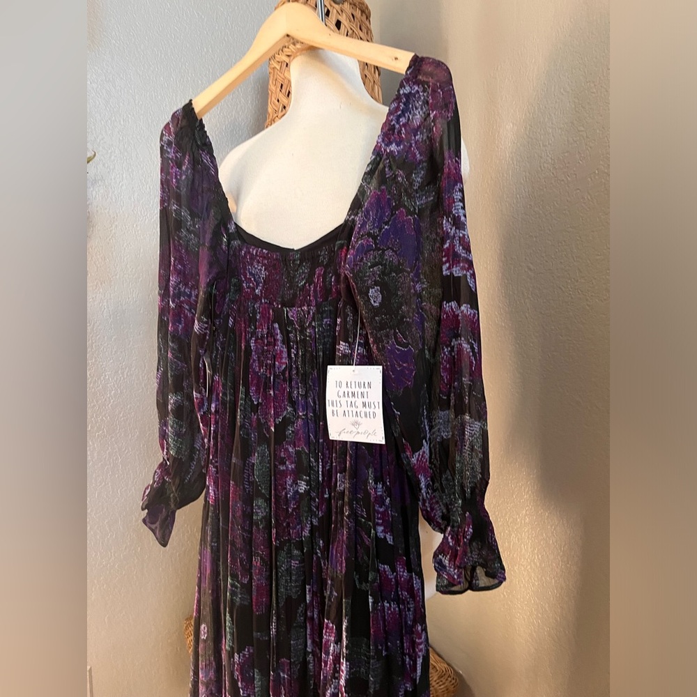 ▪️Free People Timeless Tapestry Embellished Babydoll Maxi Dress - Picture 14 of 14